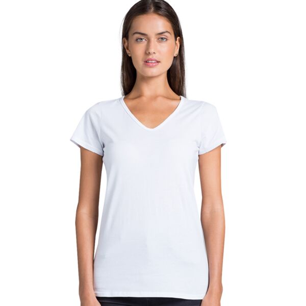 AS COLOUR Women's Bevel V-Neck Tee Thumbnail